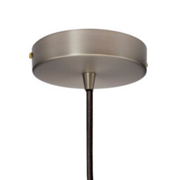Matt Black Lincoln Painted Dome Pendant Light With Brushed Chrome Lamp Holder And Black Round Cable - Se Home - thumbnail 3