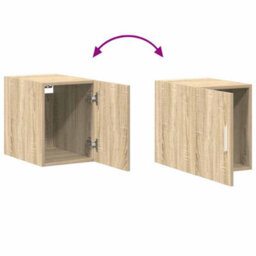 Walplus Slim Storage Cabinet Sonoma Oak 30X42.5X225 Cm Engineered Wood - thumbnail 9