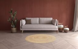 GoodHome Melua Natural Reversible Medium Rug, (L)80Cm X (W)80Cm - thumbnail 5