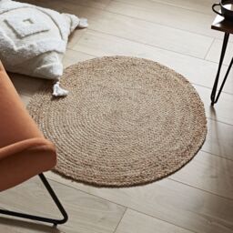 GoodHome Melua Natural Reversible Medium Rug, (L)80Cm X (W)80Cm - thumbnail 2