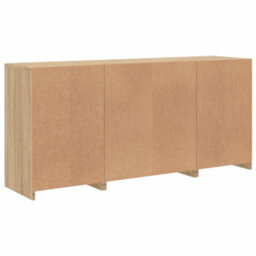 Berkfield Sideboard With Led Lights Sonoma Oak 142.5X37X67 Cm - thumbnail 8