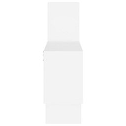 Berkfield Car-Shaped Wall Shelf White 82X15X51 Cm Engineered Wood - thumbnail 4