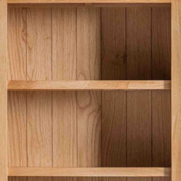 London Oak 5 Tier Narrow Bookcase - By Roseland Furniture - thumbnail 8