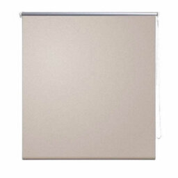 Vidaxl Roller Blind Blackout 100 X 175 Cm Beige - thumbnail 1