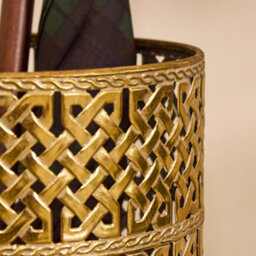 Dibor Luxury Gold Lattice Metal Home Decor Umbrella Stand - thumbnail 3