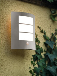 Eglo City Stainless Steel Outdoor Wall Light (With Sensor) - Weatherproof (Ip44) - (D) 23.5Cm - thumbnail 4