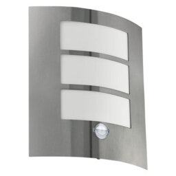 Eglo City Stainless Steel Outdoor Wall Light (With Sensor) - Weatherproof (Ip44) - (D) 23.5Cm - thumbnail 2