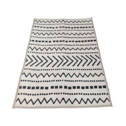 Charles Bentley Moroccan Weatherproof Cream Outdoor Rug 120X170 - thumbnail 3