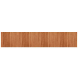 Berkfield Rug Rectangular Brown 80X400 Cm Bamboo - thumbnail 2