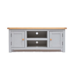 Cabinet Bits Argenta Light Grey 2 Door Tv Cabinet Wood Knob - thumbnail 1