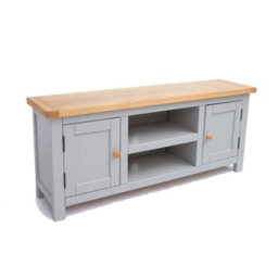 Cabinet Bits Argenta Light Grey 2 Door Tv Cabinet Wood Knob - thumbnail 3