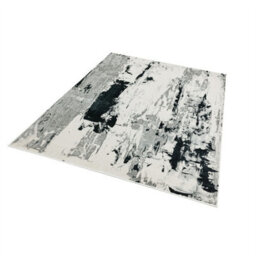 Grey Modern Easy To Clean Abstract Rug For Dining Room Bedroom And Living Room-160Cm X 230Cm - thumbnail 4
