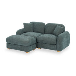 Cloud Moss Green Chaise Sofa - Fully Assembled By Roseland Furniture - thumbnail 4