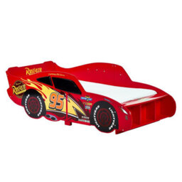 Disney Cars Lightning Mcqueen Toddler Bed: Bright Red, Fits 140Cm X 70Cm Mattress (Mattress Not Included) - thumbnail 1