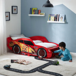 Disney Cars Lightning Mcqueen Toddler Bed: Bright Red, Fits 140Cm X 70Cm Mattress (Mattress Not Included) - thumbnail 8