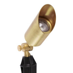 Luminosa Lighting Luminosa Andy Outdoor Satin Gold Spike Lamp Ip65, Gu10 - thumbnail 2