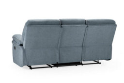 Stratus Interiors Elio Manual Recliner Grey Black - Grey Fabric - Three Plus 2 Seater Set - thumbnail 6