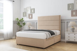 "Comfort Rosa Pebble Plush Divan Bed Base No Drawers - 26"" Strutted  3' Single" - thumbnail 2