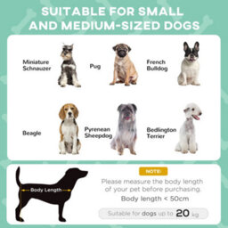 Pawhut Cooling Raised Dog Bed W/ Breathable Mesh, For S, M Dogs - Light Grey - thumbnail 4