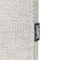 Beliani Chaise Longue Savasse Faux Linen Light Grey - thumbnail 8