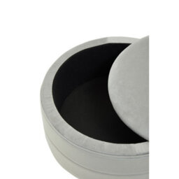 Orsina Durable Grey Velvet Stool, Stylish Kitchen Bar Stool For Bedroom, Versatile Design Bar Stool For Guests - thumbnail 7