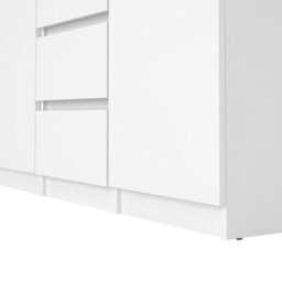Furniture To Go Naia Sideboard - 4 Drawers 2 Doors In White High Gloss (W) 120.8 X  (H) 90.7 X (D) 50Cm - thumbnail 7