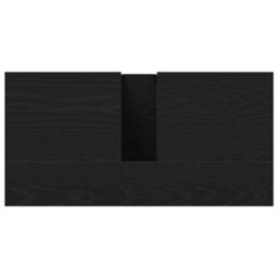 Walplus Bathroom Sink Cabinet Black Oak 60 X 30 X 60 Cm Engineered Wood - thumbnail 9