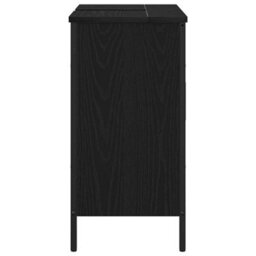 Walplus Bathroom Sink Cabinet Black Oak 60 X 30 X 60 Cm Engineered Wood - thumbnail 7
