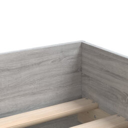 Berkfield Bed Frame With Drawers Without Mattress Grey Sonoma 100X200 Cm - thumbnail 9