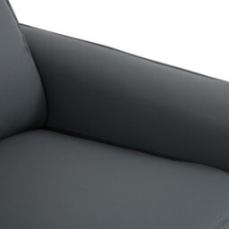 More4Homes Madrid 3 Seater Manual Recliner Air Leather Sofa (Grey) - thumbnail 6