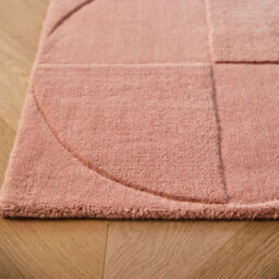 Geometric Wool Rug, Optical/ (3D) Rug, Modern Rug, Handmade Luxurious Rug For Bedroom, & Dining Room-200Cm X 290Cm - thumbnail 3