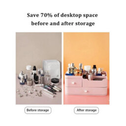 Makeup And Skincare Organizer Box With Drawers Cosmetic Storage Case For Vanity - thumbnail 3