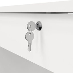 Furniture To Go Function Plus Desk With 5 Drawers In White  (W) 109.3 X (H) 75.6 X (D) 48.5Cm - thumbnail 7