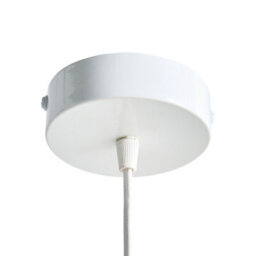 Beliani Beige Pendant Lamp With Paper Shade - Modern Living Room Light, Adjustable Height, W48 X H132Cm - thumbnail 7