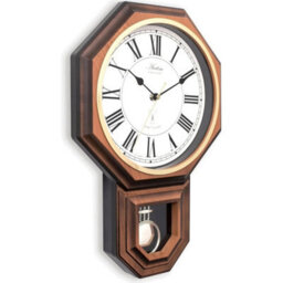 46Cm Wall Clock, Battery-Powered Radio-Controlled With Pendulum - thumbnail 4