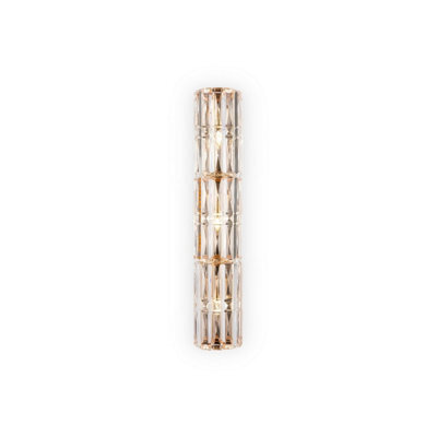 Luminosa Lighting Luminosa Maytoni Facet Classic 3 Light Wall Lamp Gold E14 - image 1