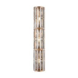 Luminosa Lighting Luminosa Maytoni Facet Classic 3 Light Wall Lamp Gold E14 - thumbnail 5