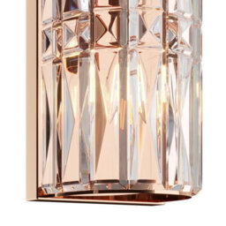 Luminosa Lighting Luminosa Maytoni Facet Classic 3 Light Wall Lamp Gold E14 - thumbnail 6