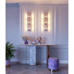 Luminosa Lighting Luminosa Maytoni Facet Classic 3 Light Wall Lamp Gold E14 - thumbnail 3