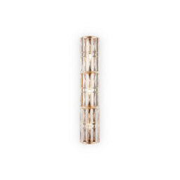 Luminosa Lighting Luminosa Maytoni Facet Classic 3 Light Wall Lamp Gold E14 - thumbnail 1