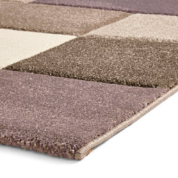 Grey/purple Modern Geometric Handmade Easy To Clean Rug For Living Room Bedroom And Dining Room-60 X 230Cm (Runner) - thumbnail 5