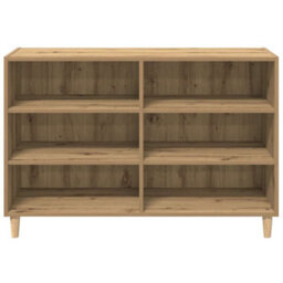 Berkfield Durable Sideboard Artisian Oak 103.5X35X70 Cm Engineered Wood - thumbnail 5