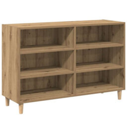 Berkfield Durable Sideboard Artisian Oak 103.5X35X70 Cm Engineered Wood - thumbnail 1