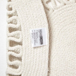 Homescapes Natural Crochet Braided Rug 70Cm Round - thumbnail 5
