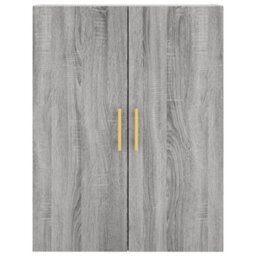 Berkfield Highboard Grey Sonoma 69.5X34X180 Cm Engineered Wood - thumbnail 6