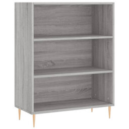 Berkfield Highboard Grey Sonoma 69.5X34X180 Cm Engineered Wood - thumbnail 7