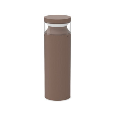 Ideal Lux Boeing 40Cm Led Outdoor Bollard Coffee 3000K Ip65