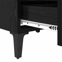 Berkfield Bed Cabinet Black Oak 40X35X50 Cm Engineered Wood - thumbnail 9