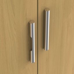 Montana Ready Assembled Classic Oak Effect Tall Double Wardrobe (H)1970mm (W)740mm (D)530mm - thumbnail 2