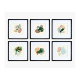 Nielsen 6 Piece Picture Frame Set For Gallery Wall - Black - thumbnail 1